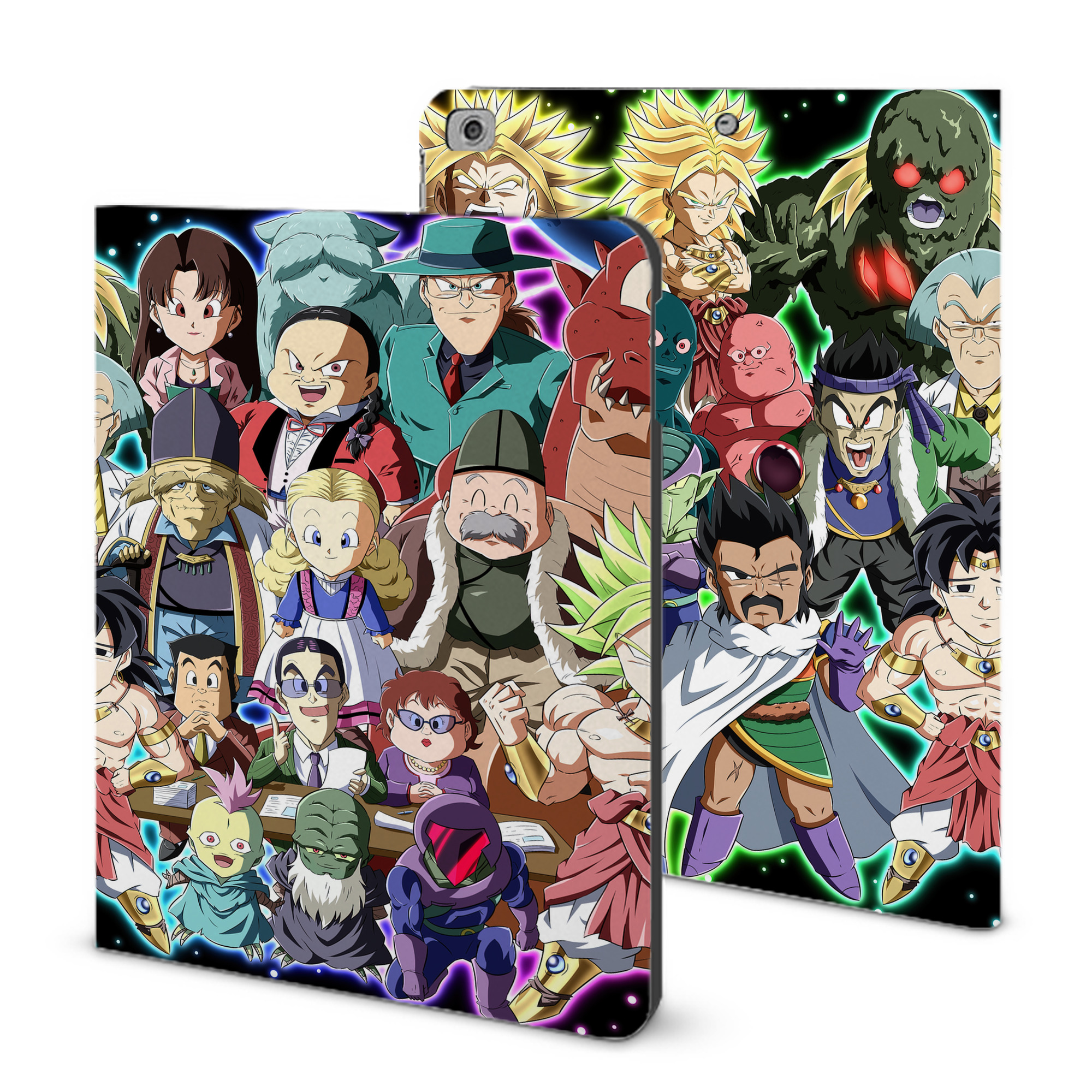 （画像用） ドラゴンボール DRAGON BALL IPad ケース ブック型 PUレザー TPU 耐衝撃 軽量 薄型 ペン収納なし 全面保護 IPad 各モデル対応